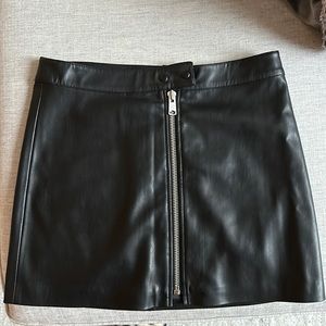 ALL SAINTS LEATHER SKIRT LENA STYLE